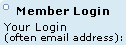 Member Login